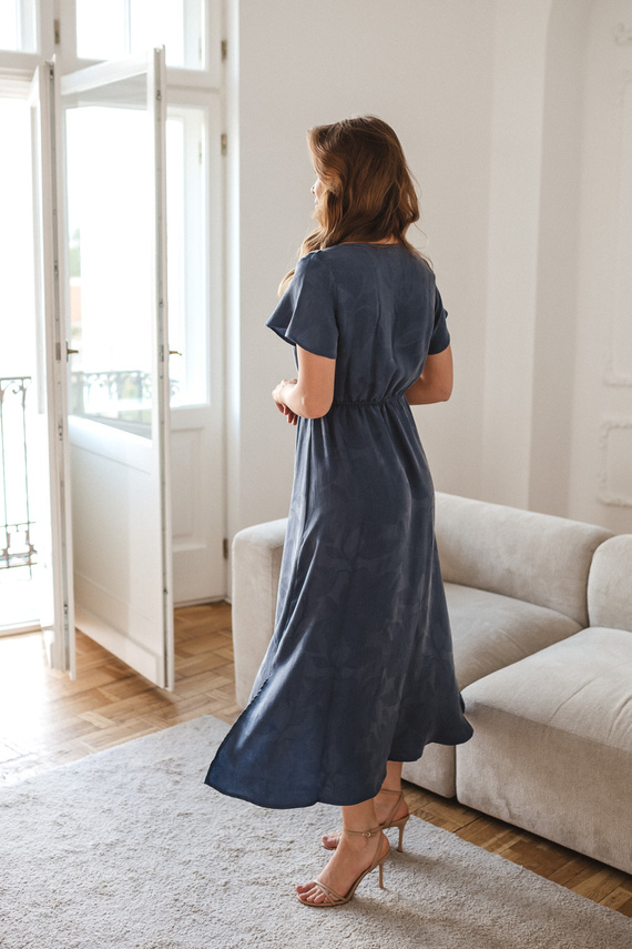 Vestido premamá y de lactancia Milk & Love Lovely Dress Long azul marino