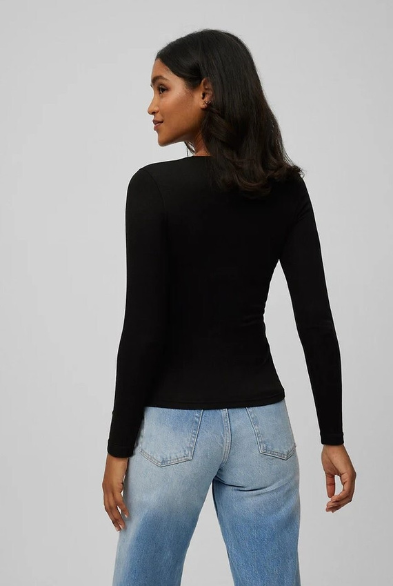 Camiseta térmica señora Ysabel Mora 70017 negro- suave, transpirable, hipoalergénica, manga larga