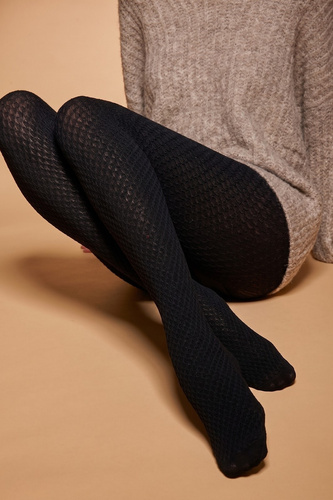 Knittex Mellow 22601 Nero Medias de mujer 50 DEN Microfibra Estampadas