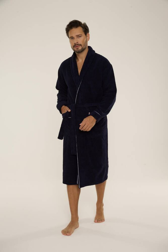 735 Bata de hombre Manuele De Lafense - azul marino