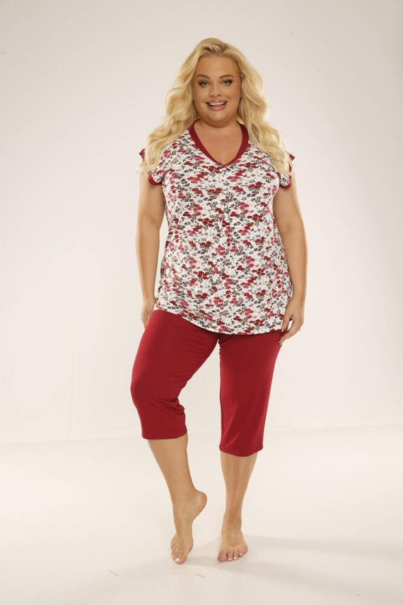 489/491 Pijama Mia Mujer Tallas Grandes Forex - rojo