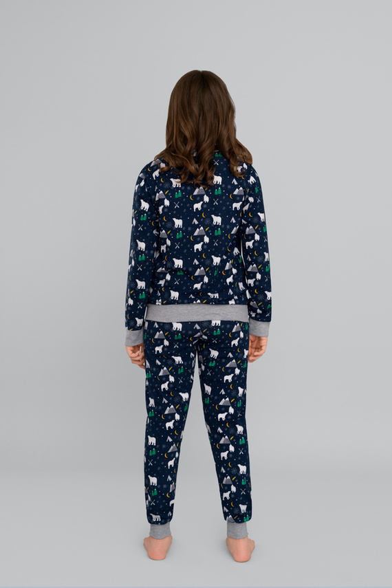 Pijama Sid Niños Moda Italiana- estampado burdeos