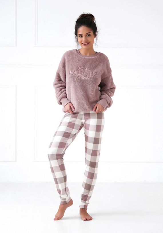 Kaycee Pijama de mujer Sensis Interlock - rosa empolvado