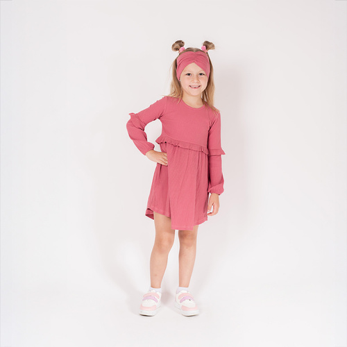 216167 Lala - Vestido de niña Nicol, algodón, manga larga