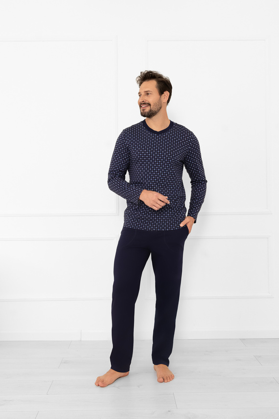 Pijama de hombre Gerard Italian Fashion - algodón, manga larga y pantalón