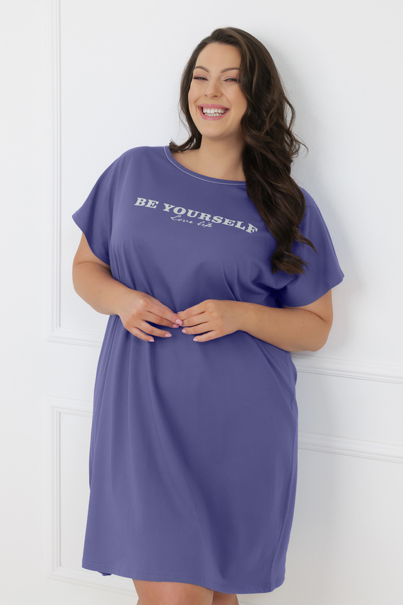 Camisón mujer Shiba Italian Fashion 100% algodón manga corta