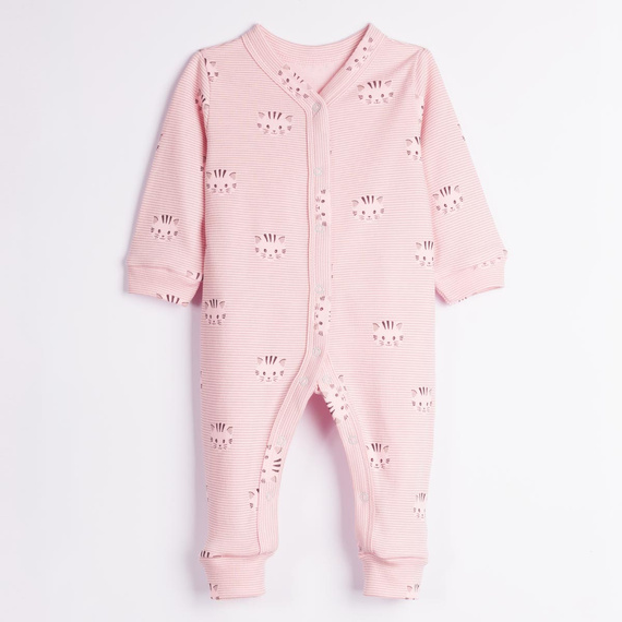 Pijama enterizo para bebé Nicol Tosia 225033 100% algodón con gatitos sin pies