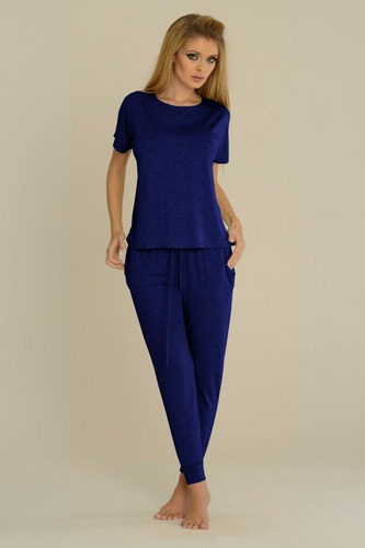 524 Paula Pijama de mujer De Lafense - azul marino