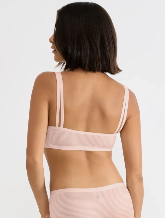 Bralette sloggi ZERO Feel Air sin costuras, ligero cherry pink