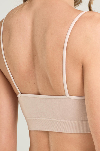 Spiman RELAX Cipria Sujetador suave de bambú sin aros transpirable