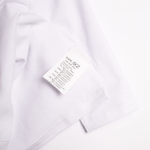 Blusa niña Nicol 220139 algodón manga larga elegante blanca cómoda