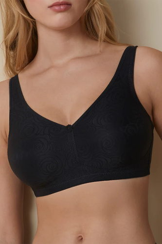 Sujetador Marivi Selene negro - suave, sin aros, cómodo para llevar a diario