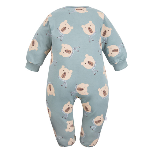 Pijama de bebé Beary Cool Eevi- sage de osito, algodón, con pies