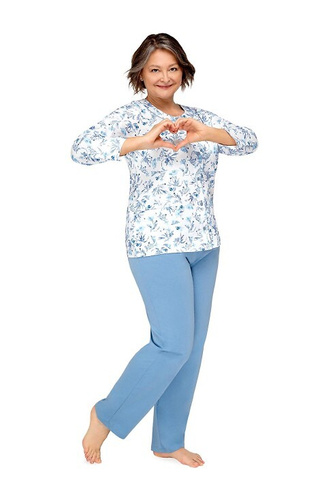 202 Maria III Martel pijama de mujer - 29 azul oscuro