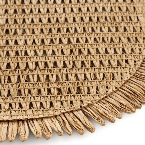 Mantel individual Eurofirany elegante base para platos glamour Joan natural