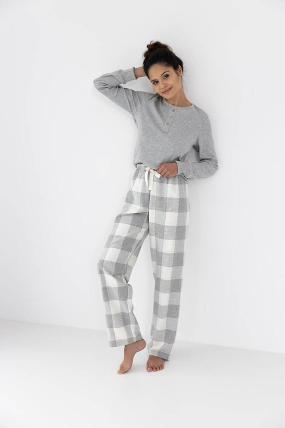 Sensis Vesper Pijama de mujer - gris-crema