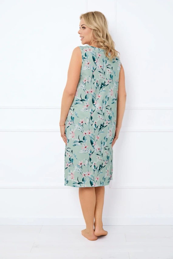 Camisón Alwea, tirante ancho Moda Italiana - verde