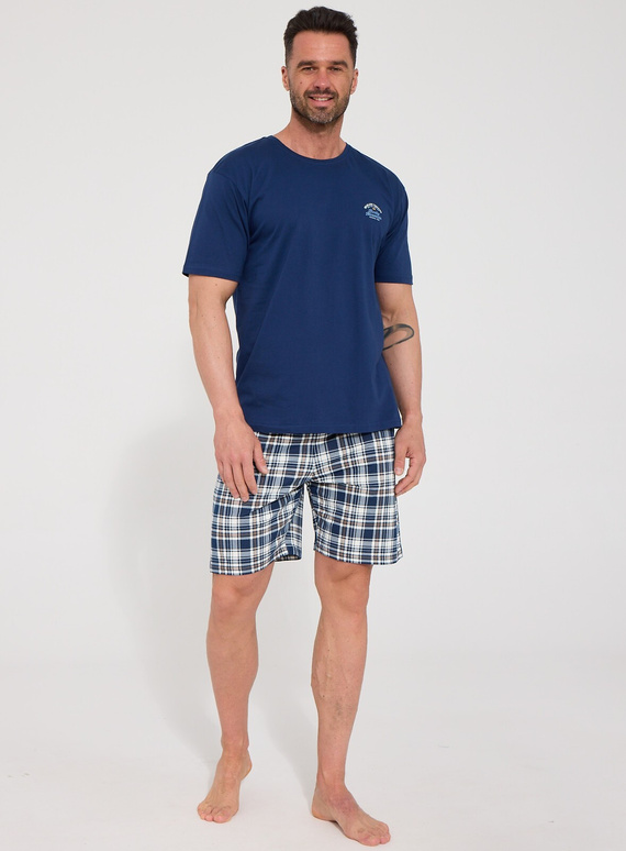 Pijama para hombre Cornette 326/342 Rocky Mountain 100% algodón corta