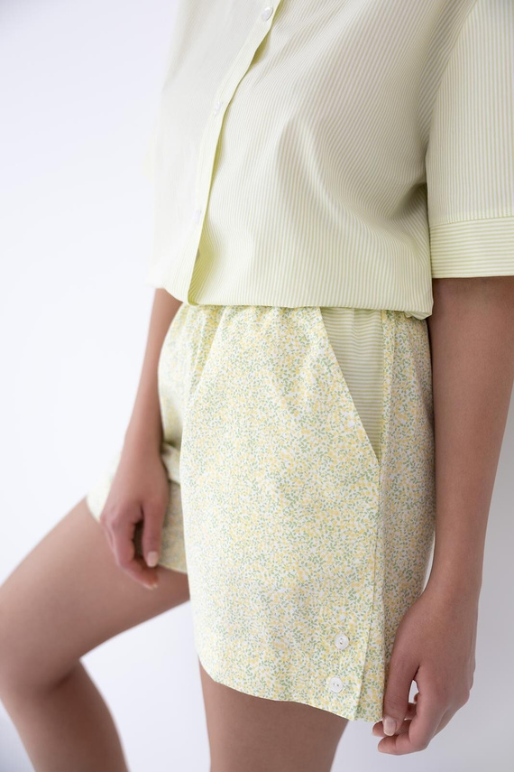 Pijama mujer Sensis Ophelia lima – verano, 100% algodón