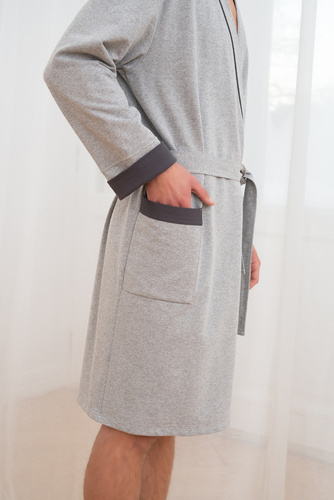 Gabriel Albornoz de hombre con bolsillos Moda Italiana- melange/grafito