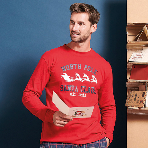 Pijama Gioew Sorbetto rojo para hombre - festivo, a cuadros, cómodo y con estilo