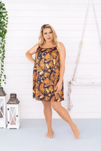 Camisa de mujer Monstera, slim-fit Italia Fashion - estampado