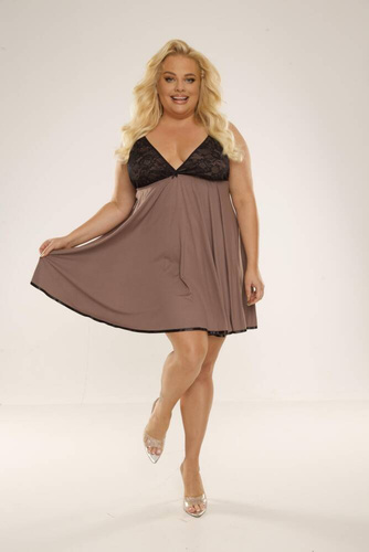 713 Camisón Cloche Forex - mocca