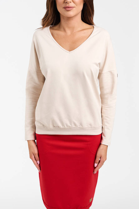 Karina falda midi mujer Moda Italiana - rojo