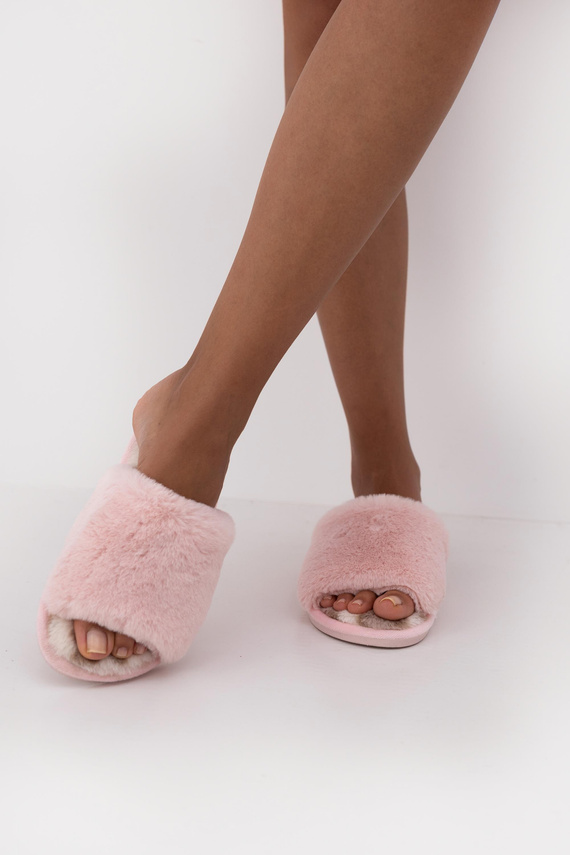 Pantuflas Emma Sensis - Pantuflas de mujer con puntera abierta y suela acolchada | tejido de punto esponjoso