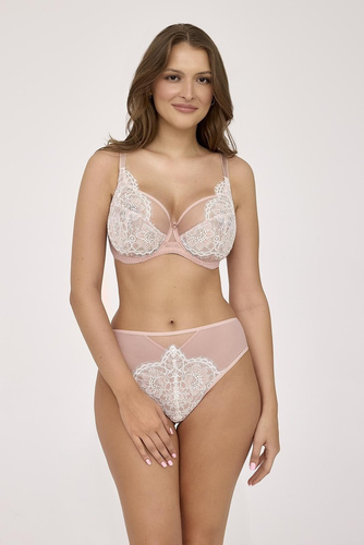 Sujetador soft Ava 2224 Velvet Blush rosa tul encaje cómodo