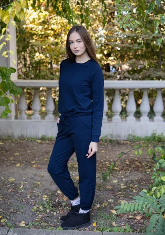 Conjunto deportivo mujer Wenezja Dkaren – sudadera y pantalones, algodón