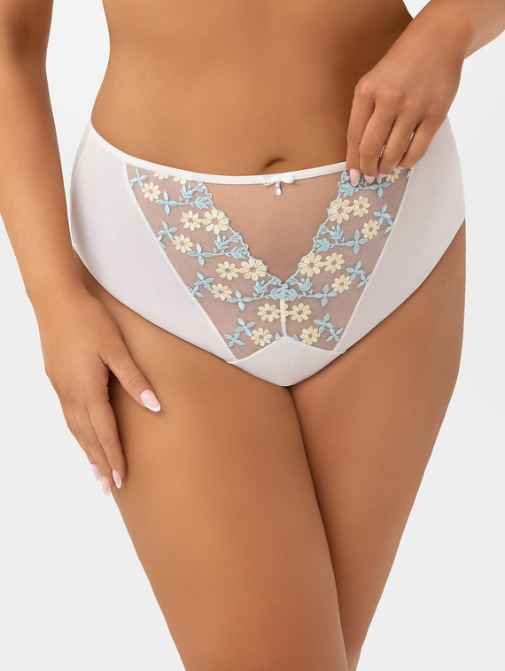 Braguitas brasileñas Gorsenia Tessa B010 tul bordado cómodas