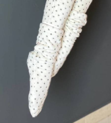 553/554 Calcetines de dormir Wellsoft Smooth De Lafense - crudo lunares pequeños