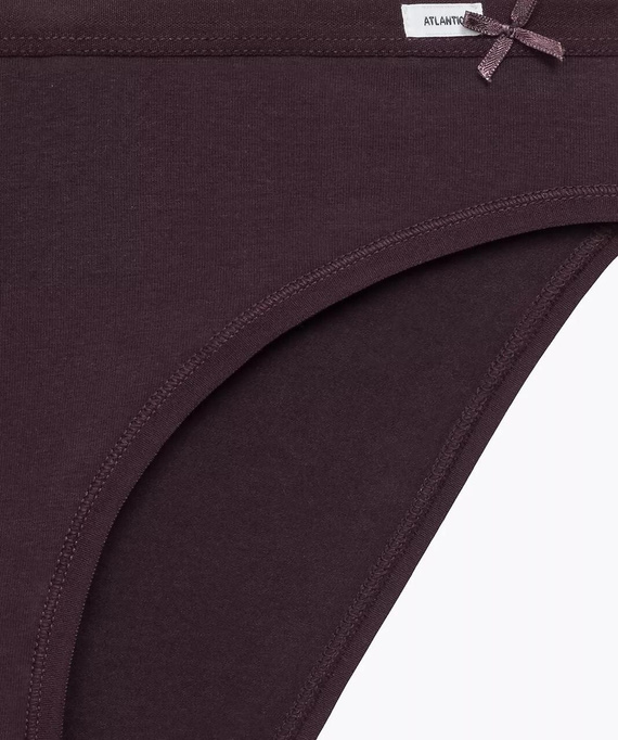 Figs 3CLP-002 Sport Atlantic - algodón, corte clásico, 3 unidades por caja beige/wine/morado