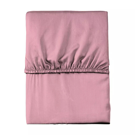 Sábana ajustable de microsatén Poly Detexpol lisa y práctica pastel pink