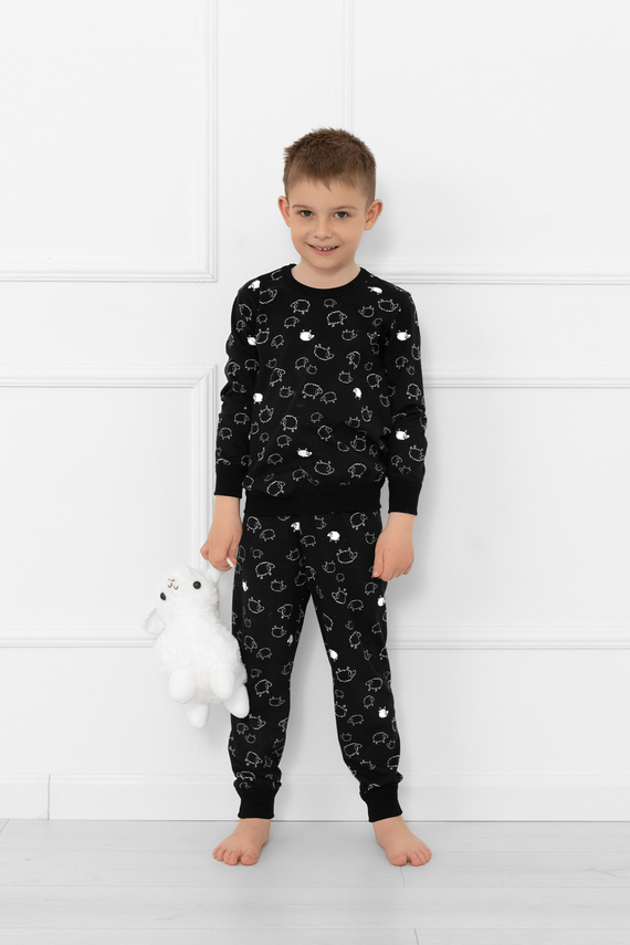 Pijama niño Wito - MEGA SOFT algodón, borreguito, manga larga y pantalón Moda Italiana