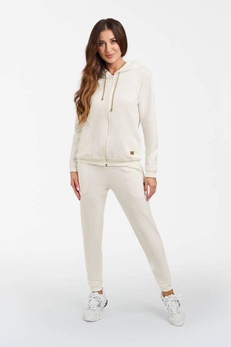 Roma Blusa con capucha Moda Italiana - crudo