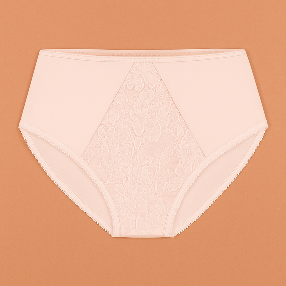 VF-435 - Braga alta de encaje para mujer Vena nude