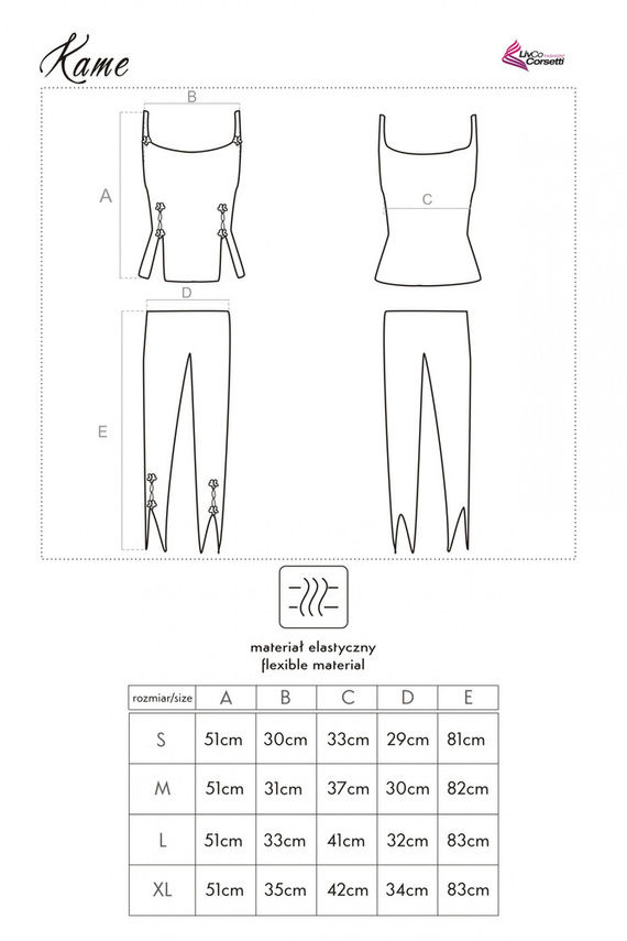 Kame LC 50002 LivCo Corsetti Moda Pijamas Mujer