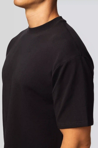 Camisa casual de hombre de algodón negro - corte clásico, flexibilidad y comodidad