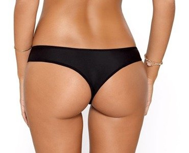 Nadine Panty Tanga Mujer PariPari - Negro/Morado