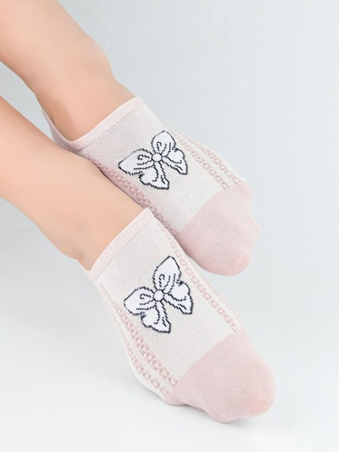 Calcetines invisibles mujer Noviti ST095 – algodón, silicona en talón