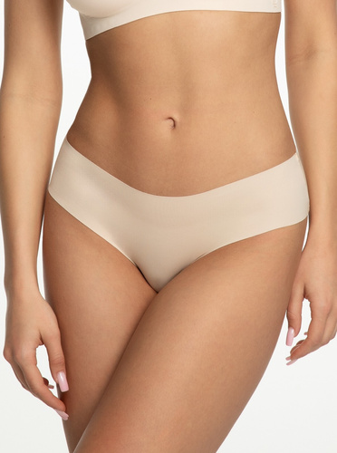 Julimex Infinity Classic beige - braguitas de microfibra sin costuras para mujer