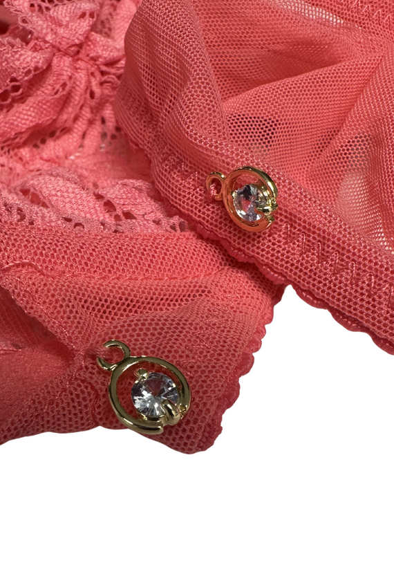 Resilque Set Tomato Red Rojo pasión - elegante conjunto de lencería para mujer