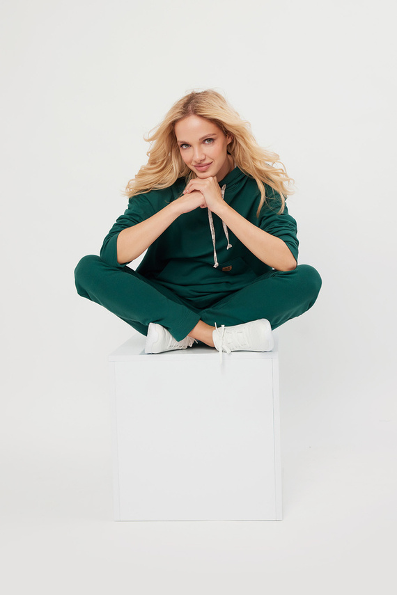 Lagos Sudadera con capucha Mujer Moda Italiana - c. verde