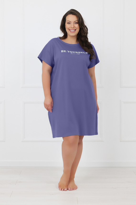 Camisón mujer Shiba Italian Fashion 100% algodón manga corta