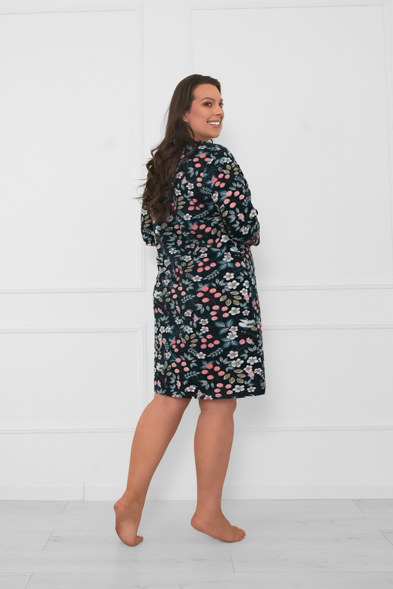 Camisón de manga 3/4 Lucja - estampado floral Moda Italiana