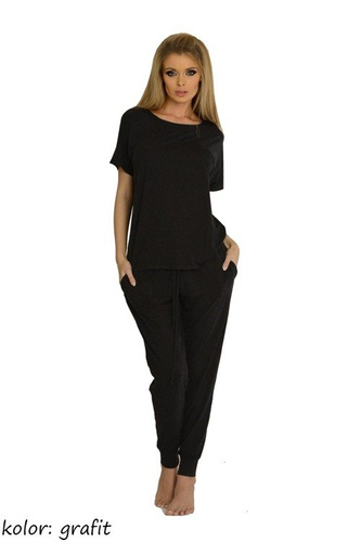 524 Paula Pijama de mujer De Lafense - grafito