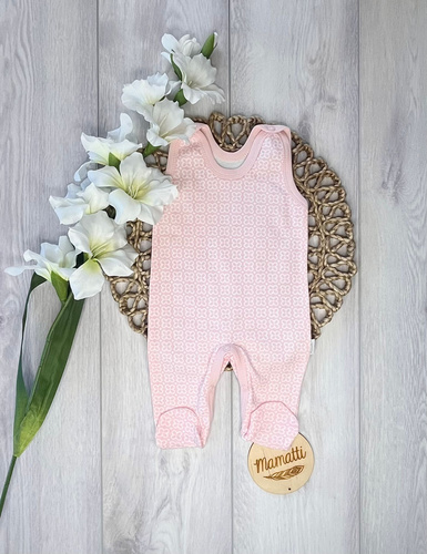 Pelele bebé Mamatti SC15930 algodón flores cómodo