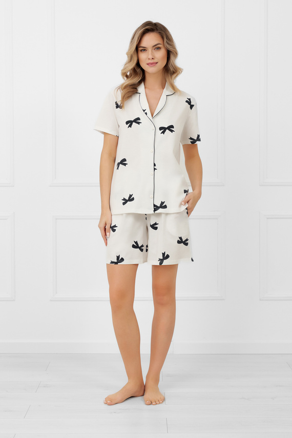 Fiocca Pijama de mujer Moda Italiana - algodón orgánico, elegante